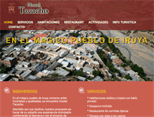 Tablet Screenshot of iruyahostaltacacho.com